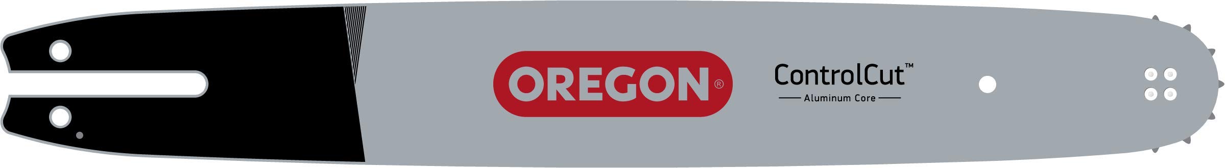 Oregon 163PXLBA074 Barra de guía de Motosierra Profesional Controlcut de 16 Pulgadas con Soporte de Motor A074