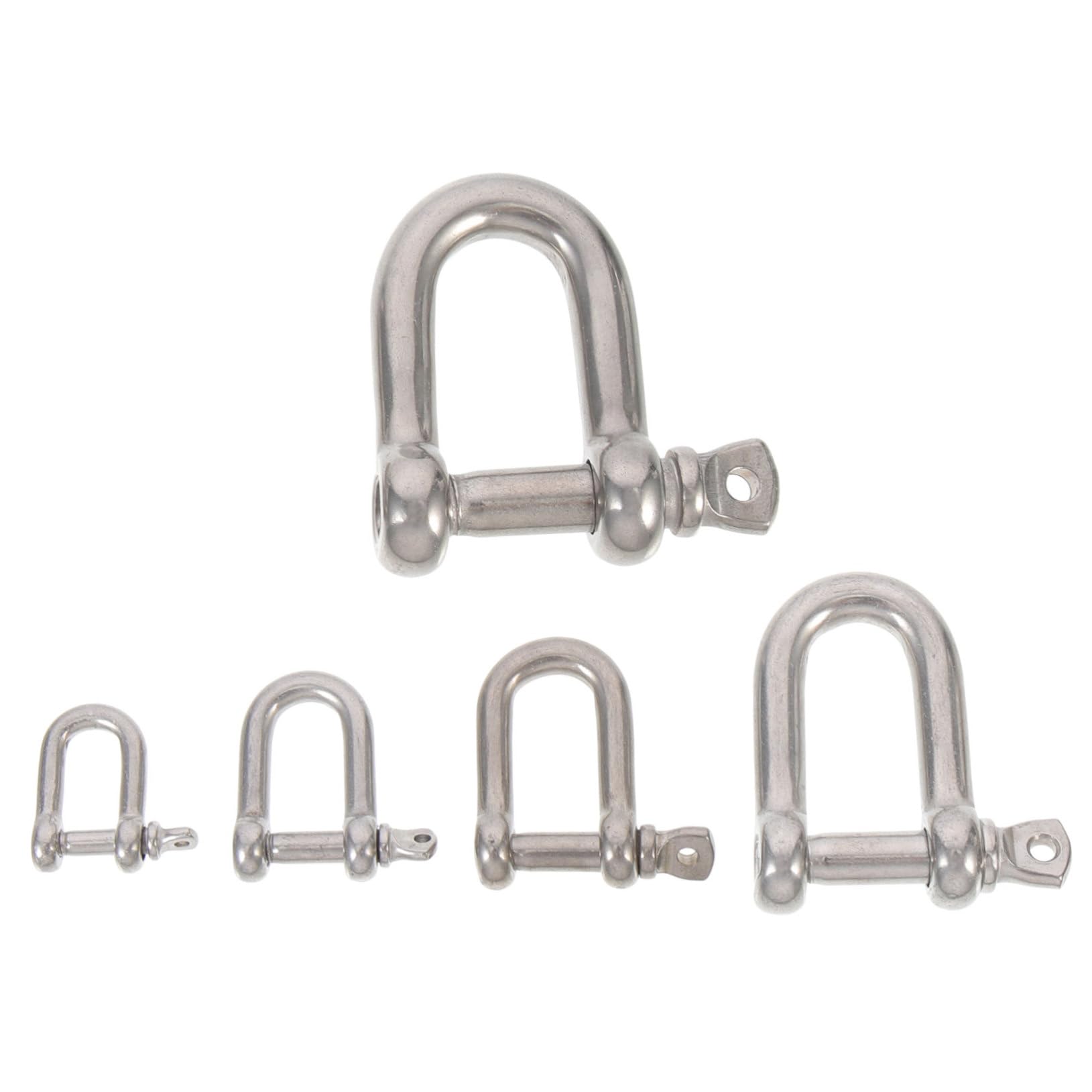 SOLUSTRE 304 Stainless Steel d Ring Shackles Heavy Duty Off Road Accessories Camping Supplies