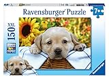 Ravensburger Puppy Picnic 150 Piece Jigsaw Puzzle for Kids – Every Piece is Unique, Pieces Fit Together Perfectly