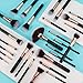 Docolor Makeup Brushes 28 Piece Professional Makeup Brush Set Christmas Gift Premium Cosmetics Brushes Synthetic Kabuki Foundation Brush Blending Face Liquid Powder Cream Blush Concealers Eye Shadows Make Up Brushes
