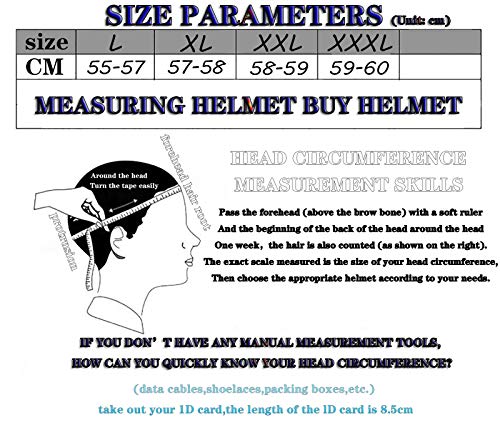 Casque moto modulable homme et femme homologué ECE avec double visière anti-buée taille XXXL
