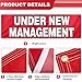Hahafelt 2x10 Feet Under New Management Banner with Grommets Fabric Large Size Hanging Yard Signs for Business Industrial Store Enterprise Restructuring Innovation (Polyester)