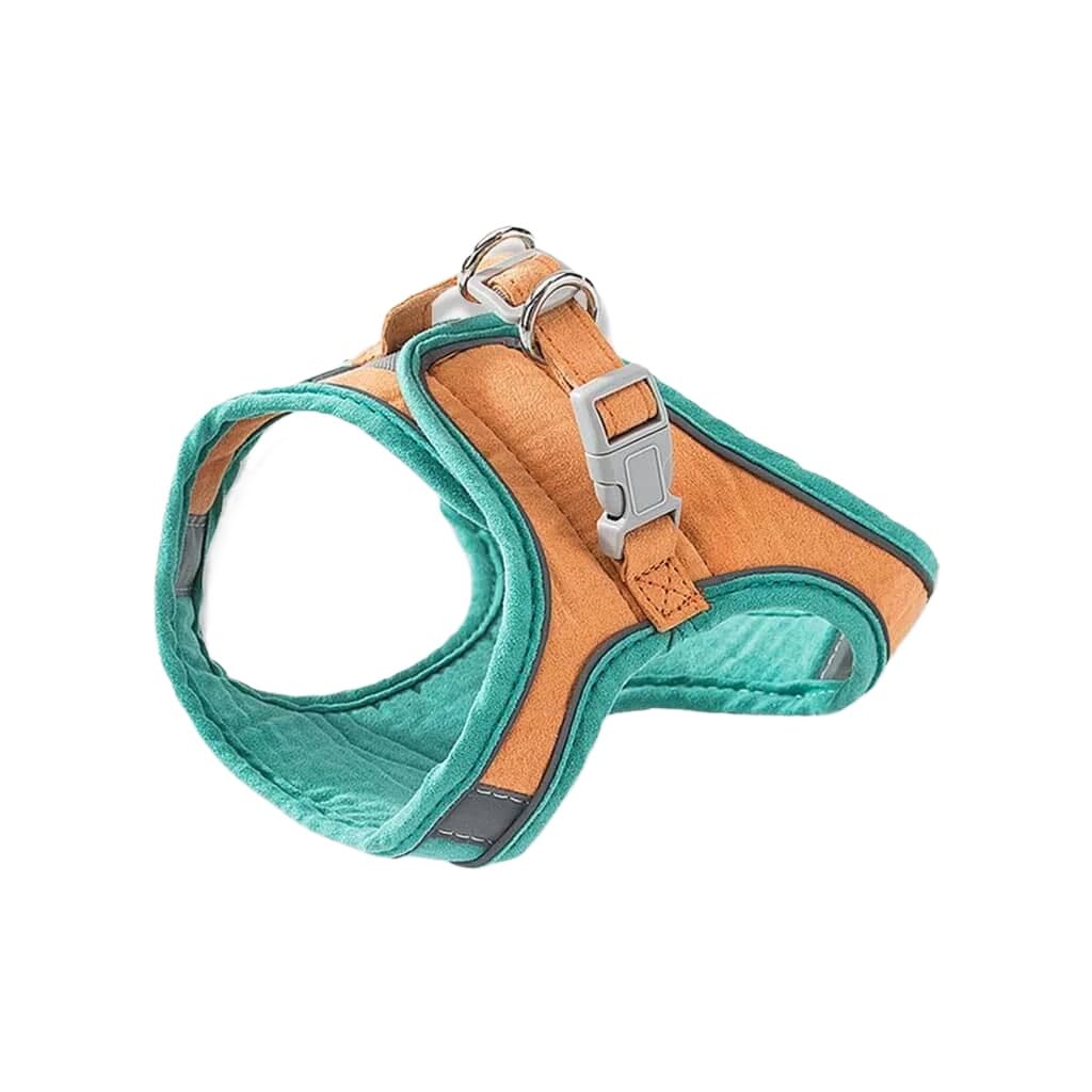 Ma Boutique Chat Harnais Anti-Fugue | HarnessCat + Laisse (Orange,L (4-7kg))