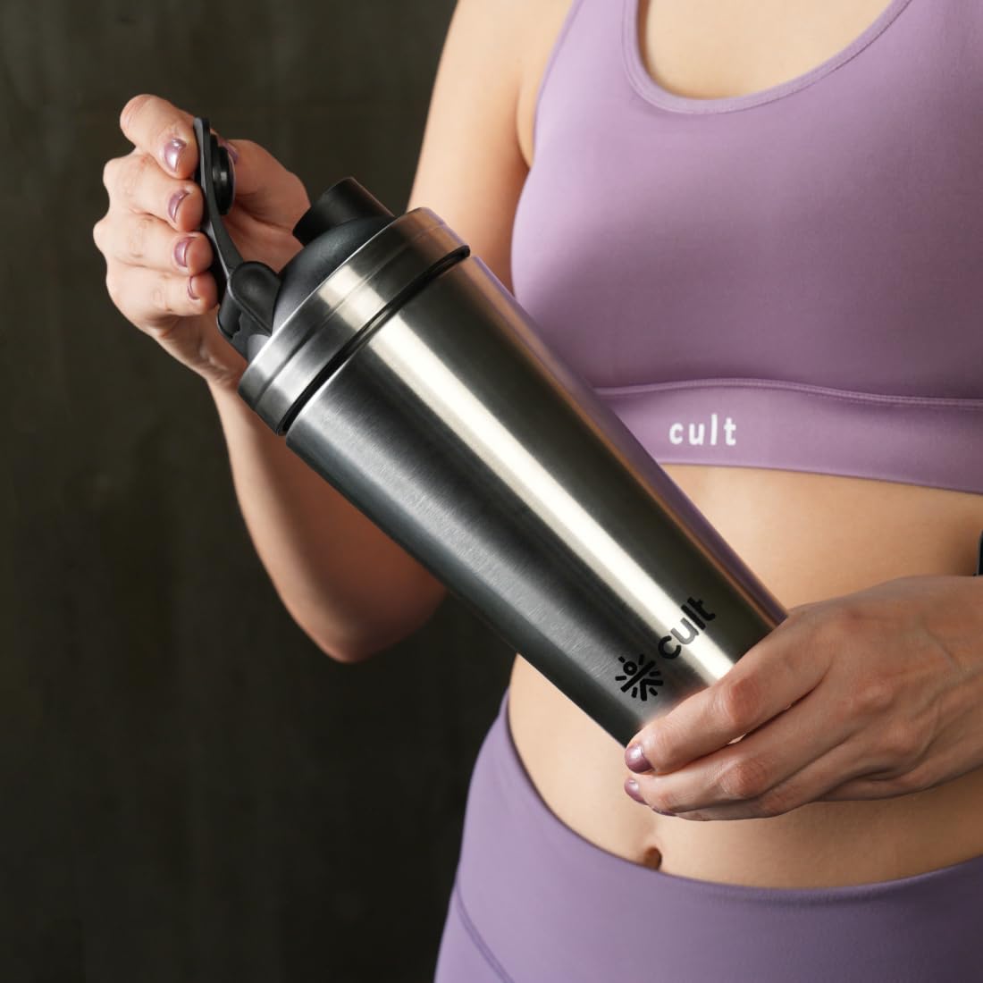 CULT Steel Shaker Unisex 700 ML Silver - Image 4 thumbnail