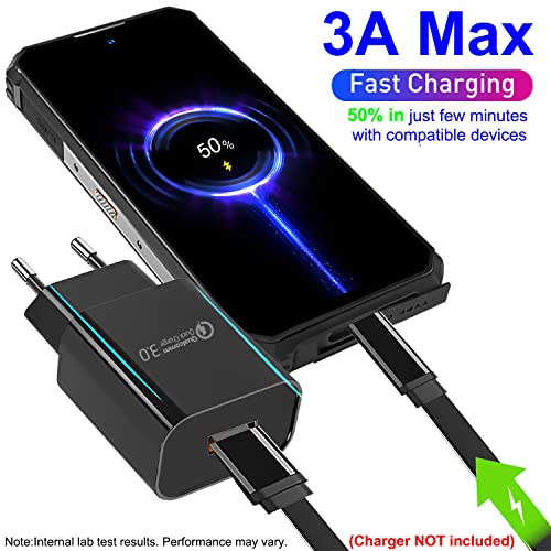Usb-C To Usb-A 3.0 Cable, 3Ft Flat Type C Fast Charger Cord Compatible With Nintendo Switch /Ps5 Dualsense Controller/Samsung Galaxy S20 S10 S9 S8 Note 20 10 9 Tab S7 S6 Lite S5E /For Gopro Hero 7 6 5 #TOP3