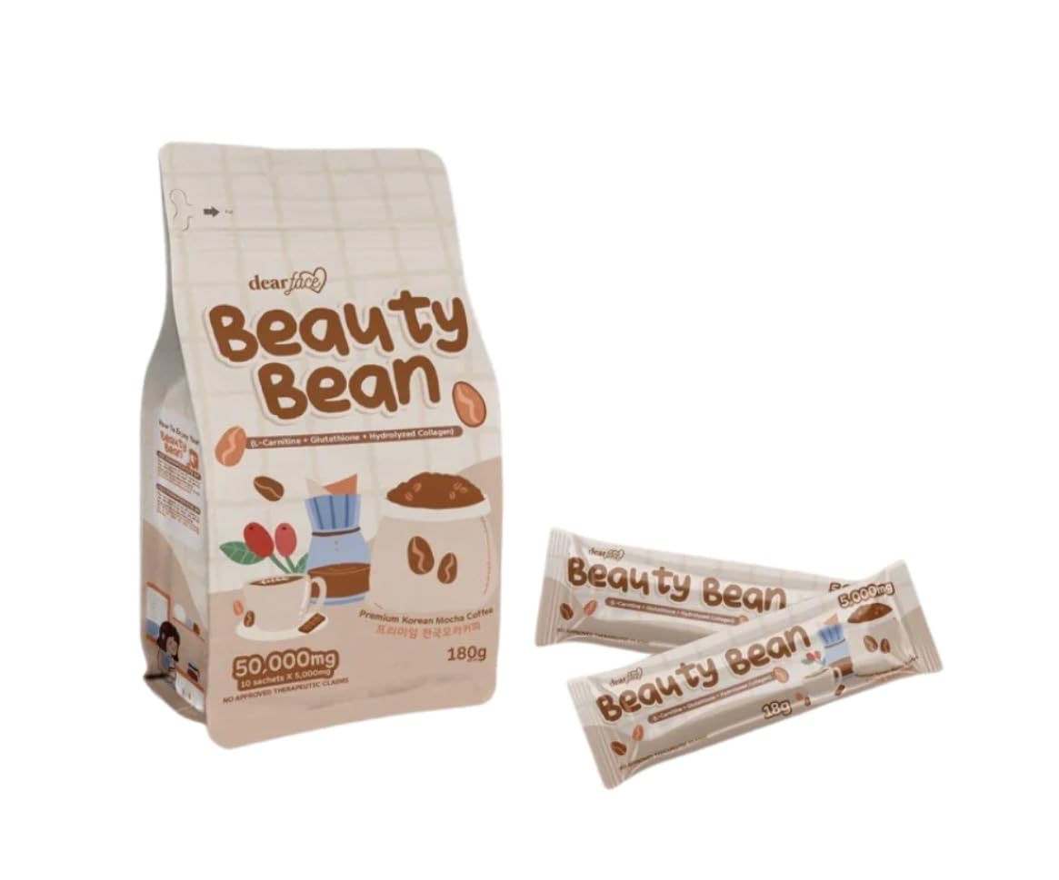 Dear Face Beauty Bean Premium Korean Mocha Coffee (10 x 18g