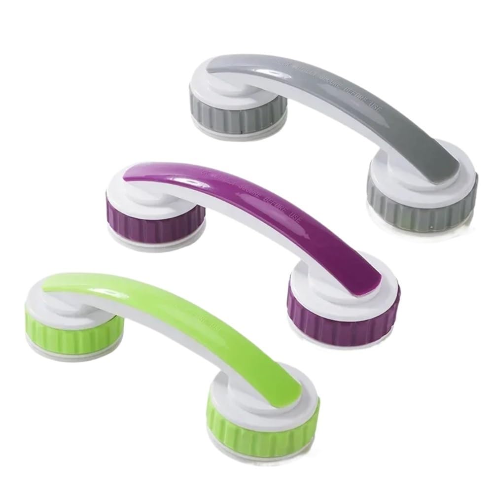 Asidero de seguridad for ducha, soporte antideslizante, for inodoro, baño, barra de apoyo segura, ventosa for vacío, pasamanos Asidero Baño(Mix-3PCS)