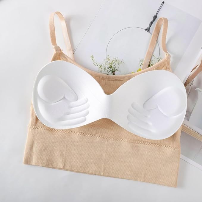 Image of KUMPA Women's Cotton Wirefree Full Coverage Regular Wear Lightly Padded Bra Pack of 3 (U K B 5693)