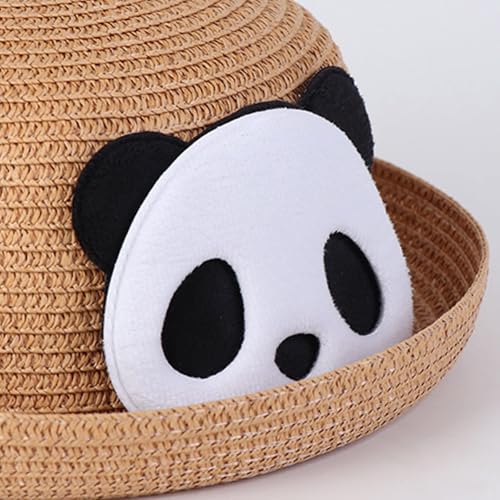 Straw Hat Sunscreen Sunshade Hat/Mini Cute Hat/Summer Beach Hat/Party Hat for Girls Boys 2-8 Years3