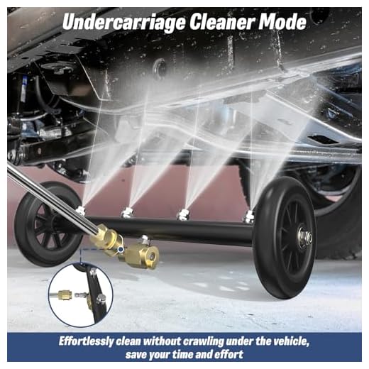 APOWER Undercarriage Pressure Washer Attachment