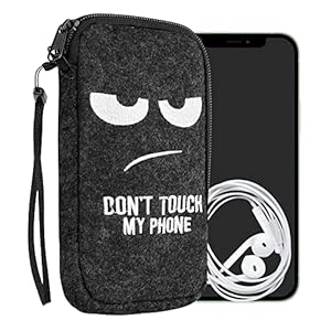 Kwmobile Handysocke 49866 Filz Humorvolles Design