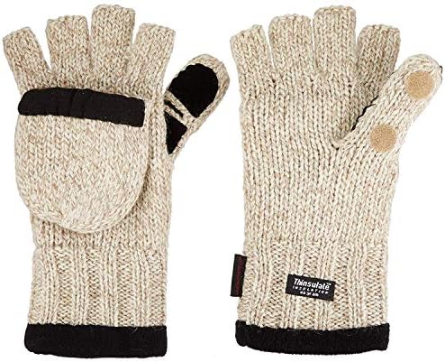 Heat Factory womens Women cold weather gloves, Wheat, One Size US