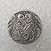 HGFYS Pièce exquise Artisanat Antique Pièce de Monnaie plaquée Argent Wanderer Pièce de Bison Dollar en Argent en détresse pièce d'argent Ronde en Argent #572