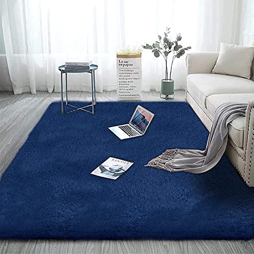 Image of Homes Fluffy Living Room Soft Touch Rectangular Carpet Comfy Bedroom Anti Skid Drawing Kids Room 10x10 Square