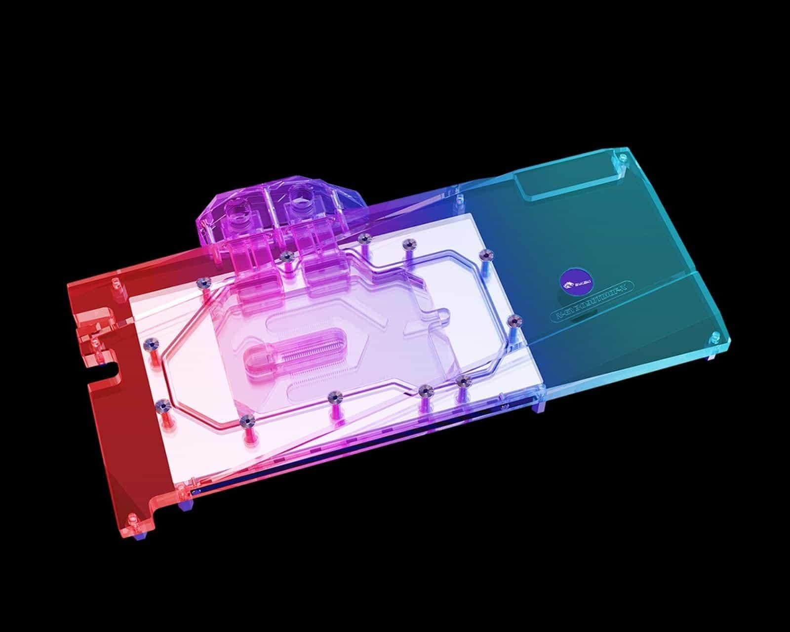 Amazon | Bykski フルカバー GPU ウォーターブロックとバックプレート 