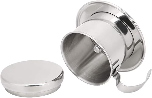 Miniatura 9 de Cafetera de goteo vietnamita, con pantalla de filtro fino, cafetera vietnamita vietnamita, filtro de goteo simple, la mejor opción de regalo para