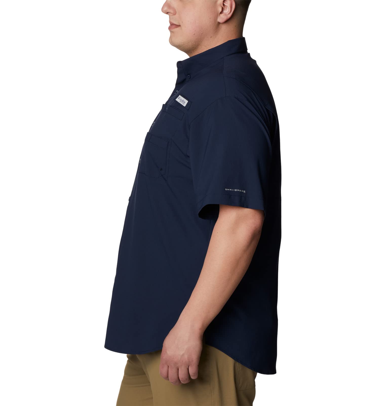 Columbia Camiseta de Manga Corta para Hombre Big & Tall Collegiate Tamiami