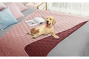 Pink Waterproof Blanket: Ameritex Washable Couch Cover for Dog