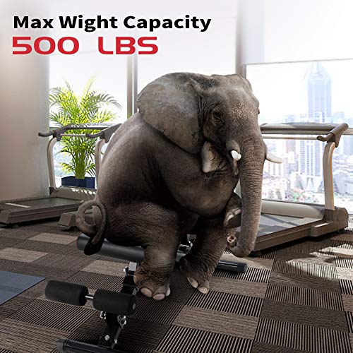 Adjustable Weight Bench 500lbs Capacity Foldable Workout Exercise Fitness Bench with Leg Extension for Weight Lifting Press Ab Exercise Utility Weight Bench for Home Gym Full Body Workout - Home Fitness Guru Adjustable Weight Bench 500lbs Capacity Foldable Workout Exercise Fitness Bench with Leg Extension for Weight Lifting Press Ab Exercise Utility Weight Bench for Home Gym Full Body Workout - Image 7