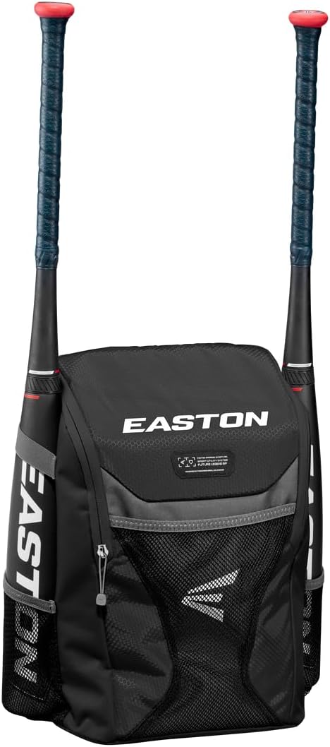 Easton Future Legend Backpack Equipment Bag for Baseball Softball T-Ball Rec Travel - Durable Youth Gear Organizer
