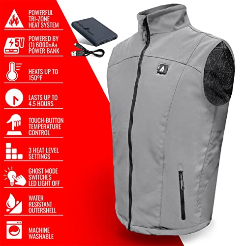 Image of ActionHeat 5V Men's Softshell Battery Heated Vest S