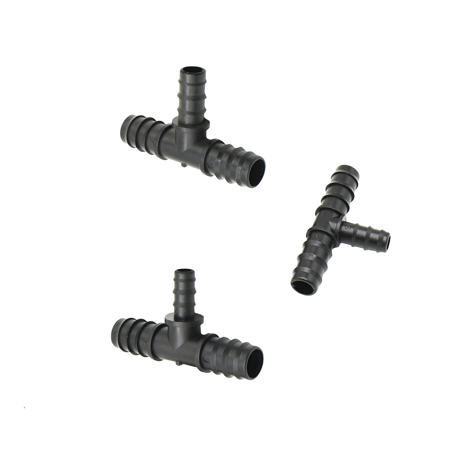 Kit de conectores conjuntos de manguera 25pcs Garden 25mm / 20mm / 16mm de reducción de la manguera de PE TEE Conector de la barba 3/4 1/2 Manguera Diverter Garden Accesorios de irrigación