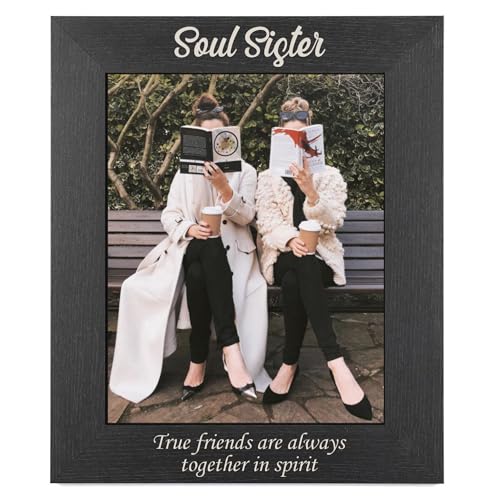 Personalised 6" x 8" Inch Black Finish Wooden Photo frame, C