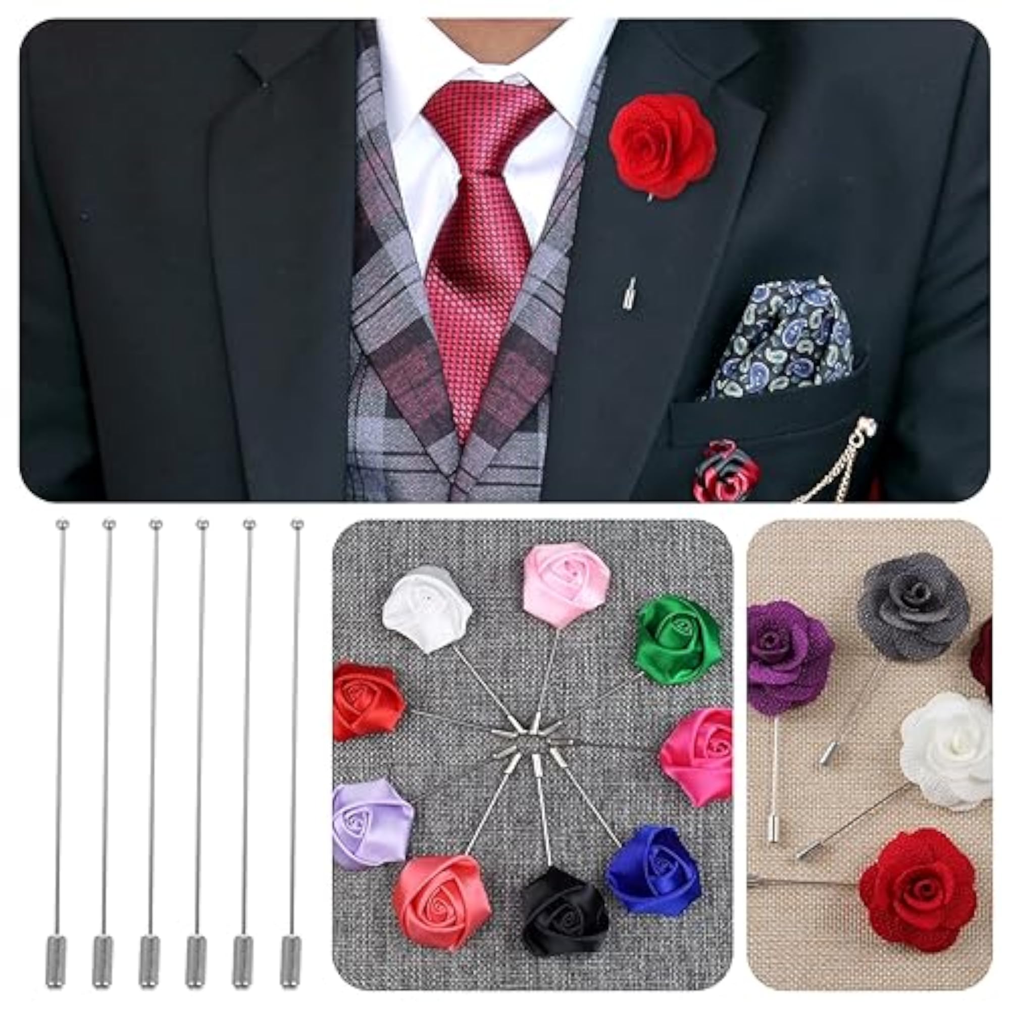 Long Needle Pin Cap, 20pcs for Jewelry Making