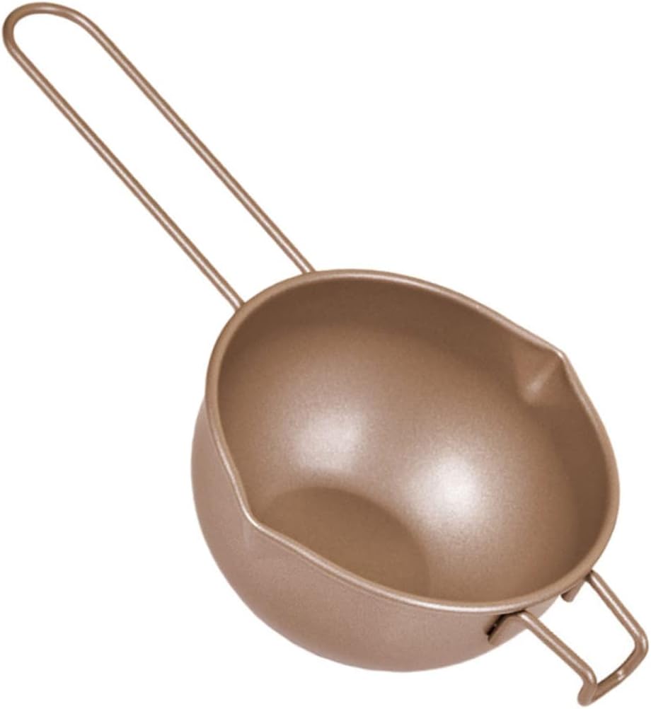 Carbon Steel Chocolate Melting Pot with Heat Insulated Handle