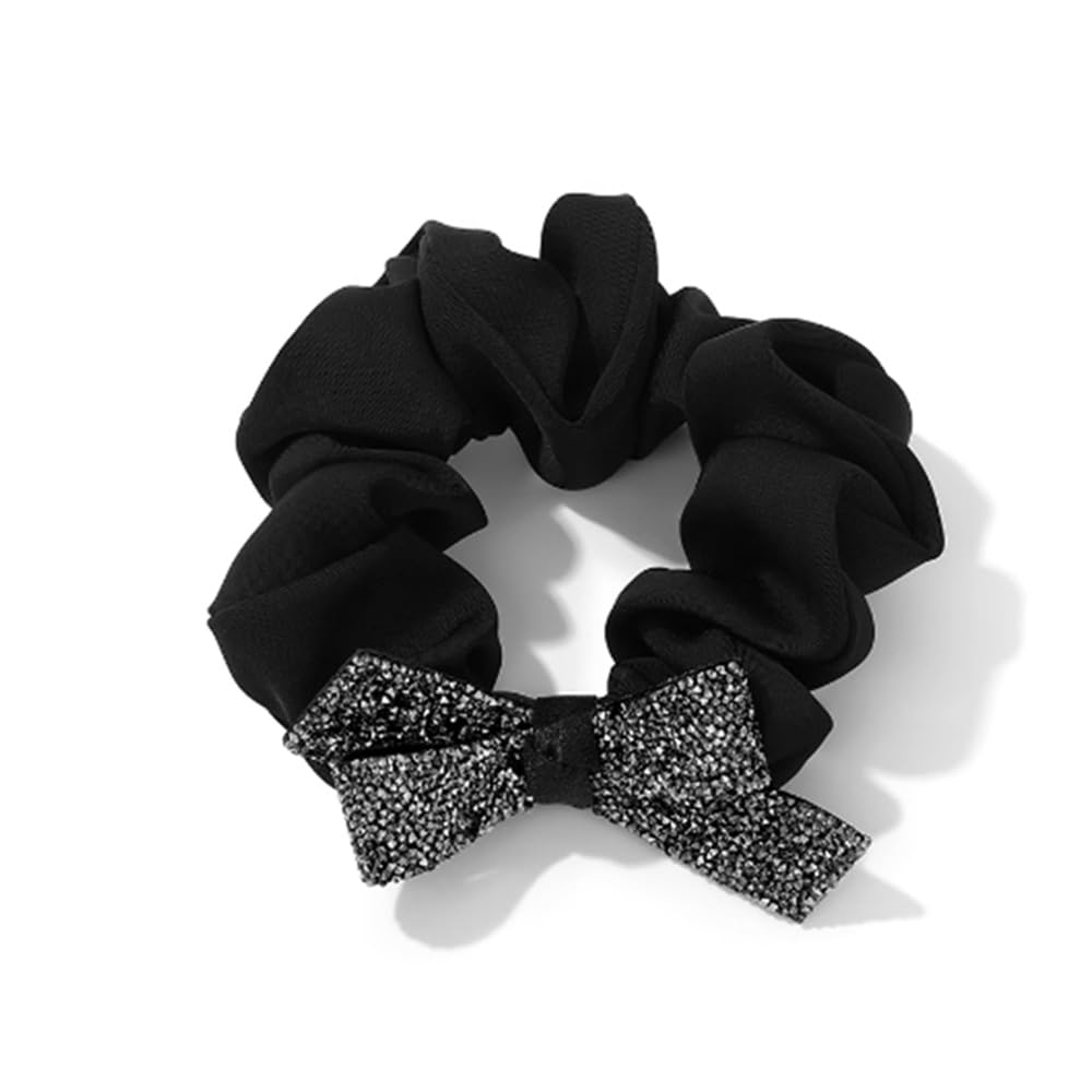 Elastici Per Capelli Da Donna Fasce for capelli con fiocco nero da donna