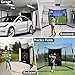 Golf Net with Simulator Impact Screen, 11 FT x 8 FT Golf Practice Hitting Net, HD Blank Impact Screen and Target Cloth for Driving Swing, Home Garage Backyard