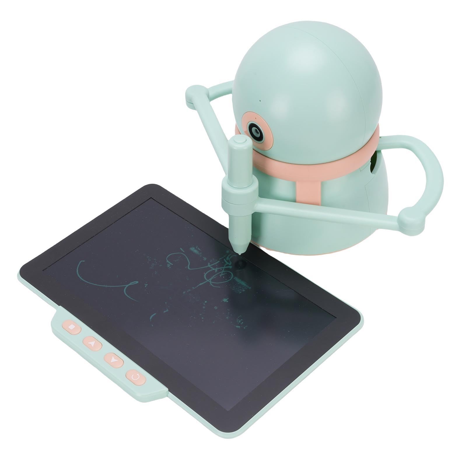 FILFEEL Robot Rysunkowy dla Dzieci – Interaktywna Edukacyjna Zabawka do Rysowania z Kartami Wielokrotnego Użytku i tablicą do Rysowania – Narzędzie Nauki STEM dla Dzieci w Wieku 4–12 Lat –