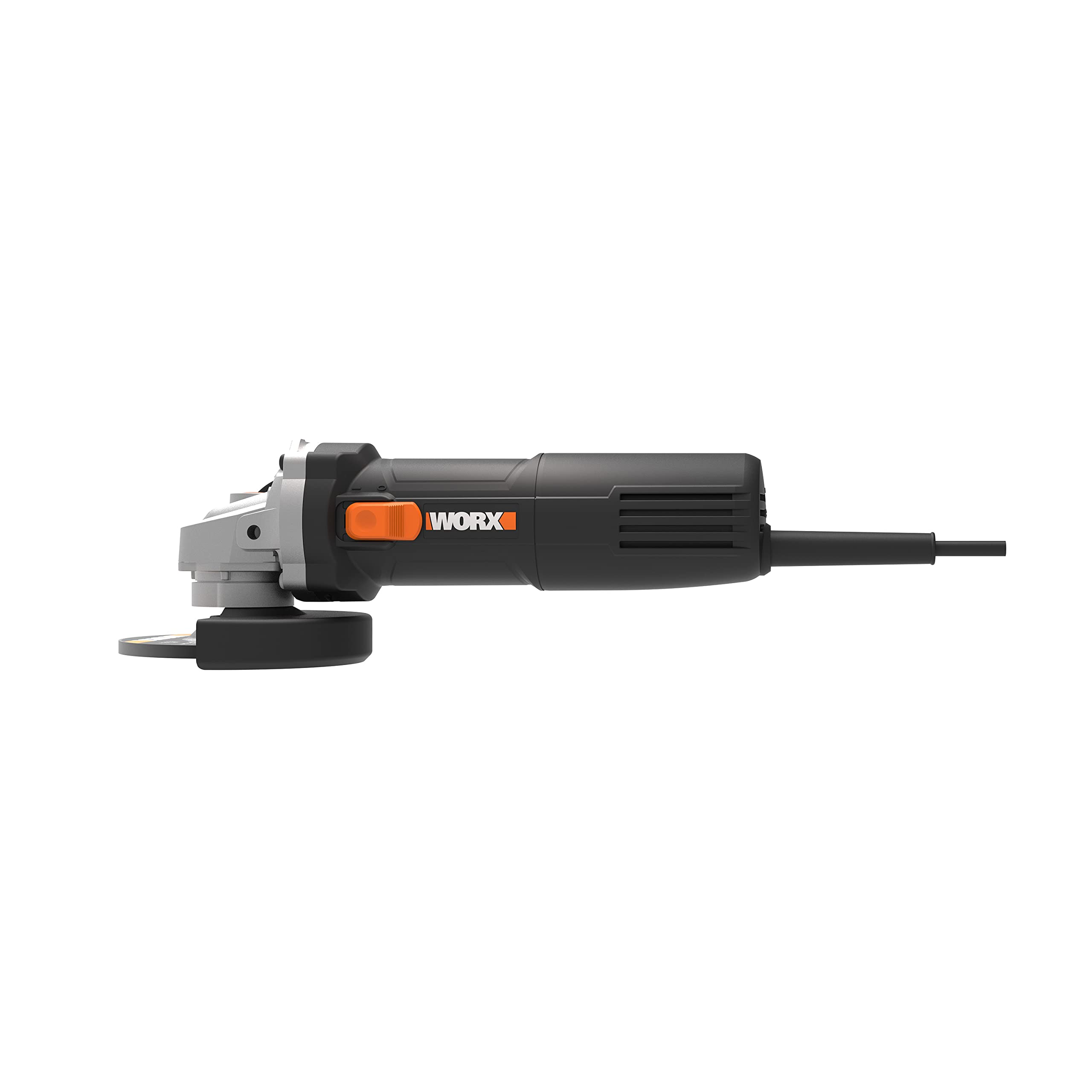 WORX WX718 Winkelschleifer 900W, Scheibendurchmesser 125mm | Leerlaufdrehzahl 12000/m, mit verstellbarem Griff & vibrationsfreiem Zusatzhandgriff zum Schleifen & Schneiden