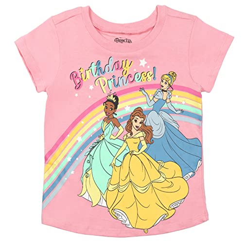 Image of Disney Girls Birthday T-Shirt Infant to Big Kid Sizes (18 Months - 14-16)