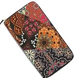 indische mode damen 【Hochwertiges Material】: Diese Clutch aus weichem PU-Leder. Robust und langlebig, reißfest, glatt, weich, fühlt sich luxuriös und bequem an.