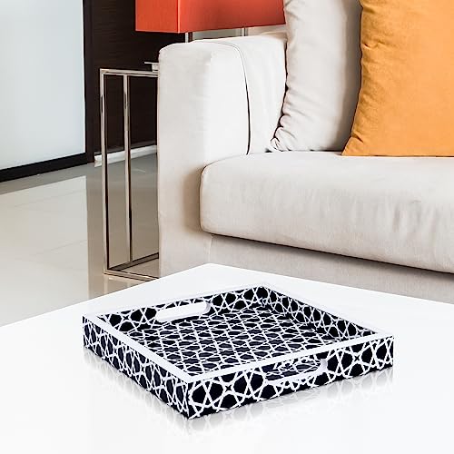 Plateau multifonction en bois déco pour table basse, cuisine et tasses de thé