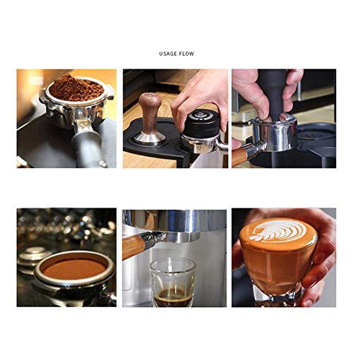 XIAORUI Portafiltro sin Fondo Café De Acero Inoxidable Reutilizable Portafiltro Sin Fondo Portafiltro 51 Mm Fit For… - Imagen 6
