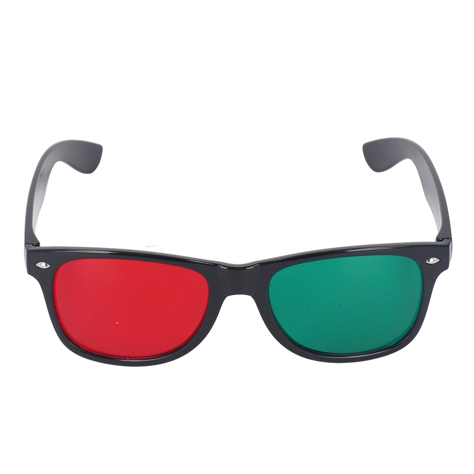 Pongnas Tarjetas de Póquer de Entrenamiento para Daltónicos con Gafas Rojas y Verdes para Ambliopía, Rehabilitación de Estrabismo, Gafas Anaglifo Rojo-Verde, Correctivas para
