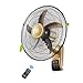 FANS MAZHONG Ventilatore Dorato Giallo oscillante da 18 Pollici a Parete - 60W
