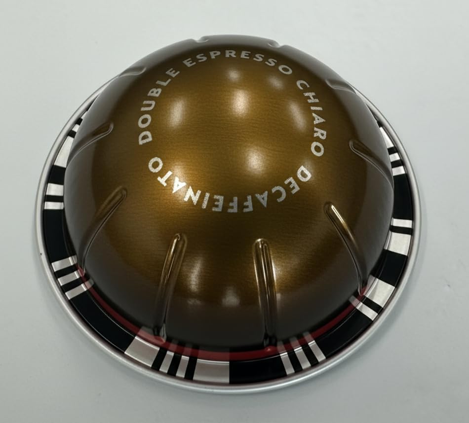 Decaffeinato Pods, Roast Espresso Coffee Capsules (10 Count, Chiaro)