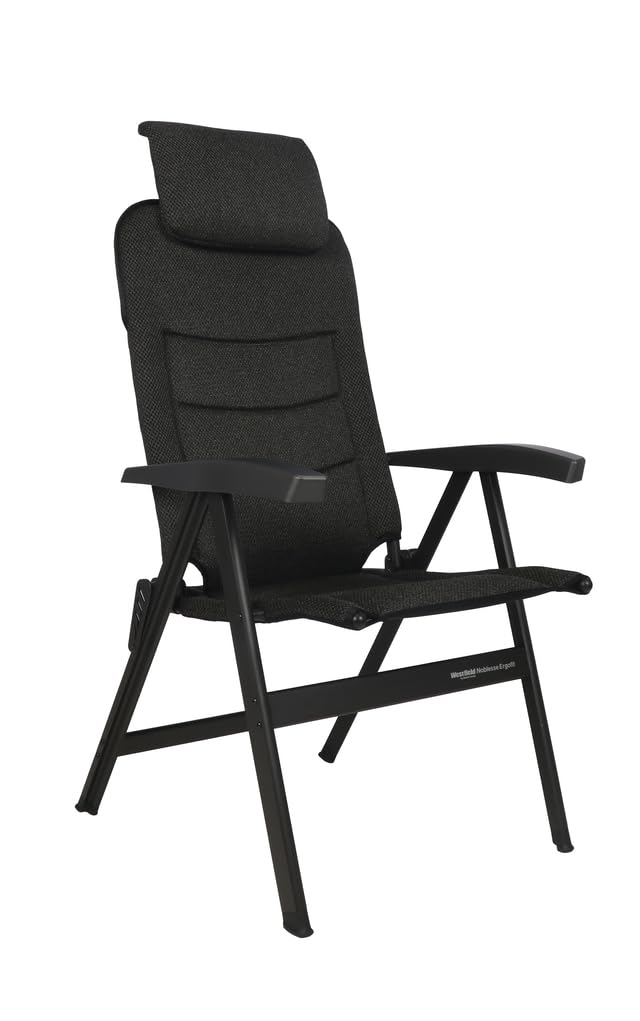 Chaise Noblesse Ergofit Westfield Outdoors en DuraLite et polyester marron chiné haut de gamme