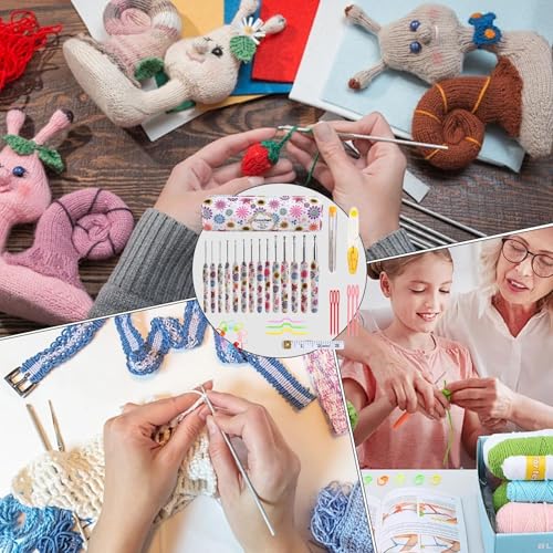 Lot de crochets à poignée douce : outils indispensables pour projets d'artisanat - 4