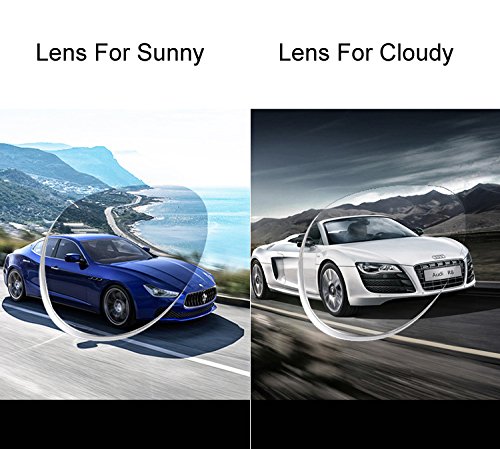 B Titanium Photochromic Polarized Rimless Sunglasses Extreme Discoloration 8.9 g Only4