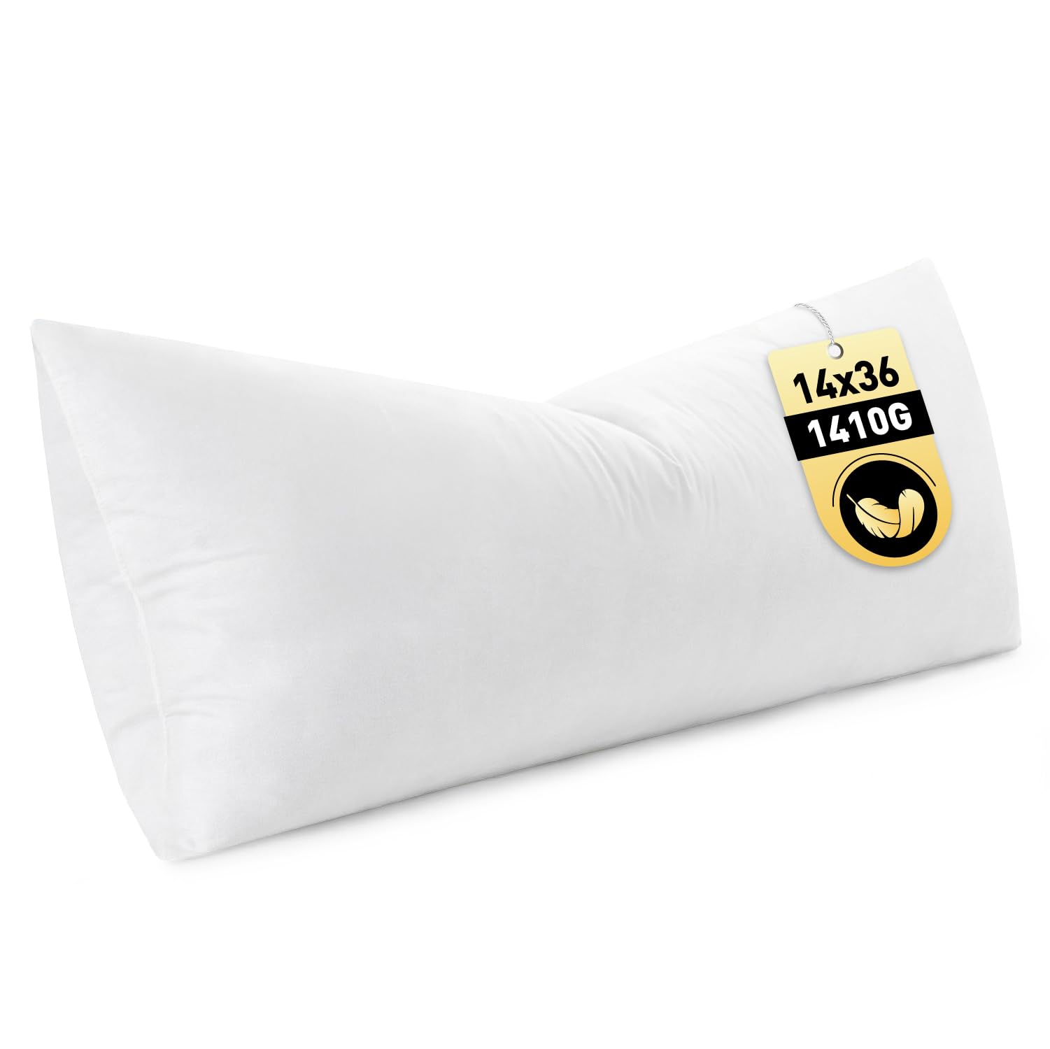 Amazon.com: MIULEE 14x36 Inch Down Feather Pillow Insert,Fluffy