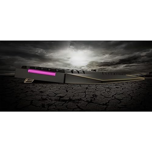 Tastiera USB da gioco a membrana per PC, programmabile TUF K1, memoria integrata con manopola del volume dedicata, Aura Sync RGB e illuminazione laterale, poggiapolsi staccabile, resistente alle - Tastiera gaming - Immagine 1