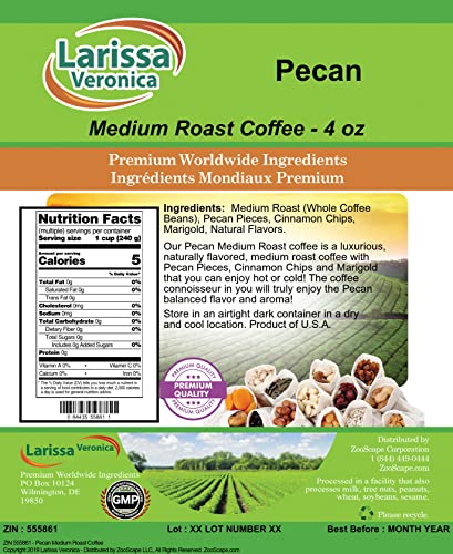 Café en grano tostado medio Pecan 4 oz miniatura 2