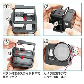 GoPro - GoPro8+アクセサリー GoPro HERO8 Black アクションカメラ アクセサリーセット（3-way