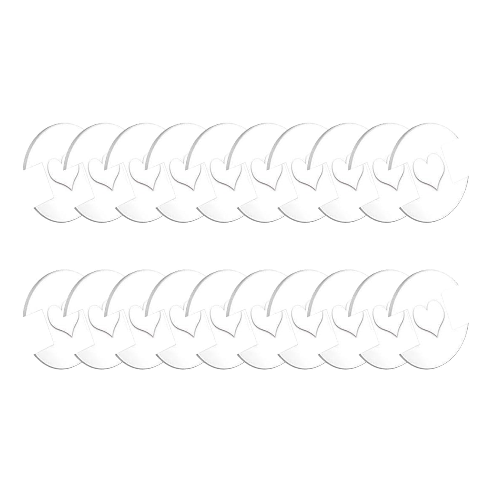 Tsophreniq 20 / 50Pcs Acrylic Buttons for Hat, 20mm Acrylic for Crafting Round, Hat Making Fasteners Tool Making Tool