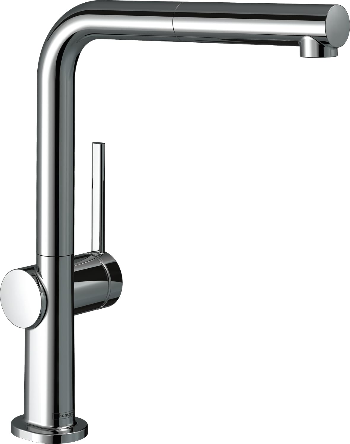Hansgrohe Chrome Talis M54 Kitchen Tap 270 With Pull-Out Spout And Hose Box, Single Spray Mode