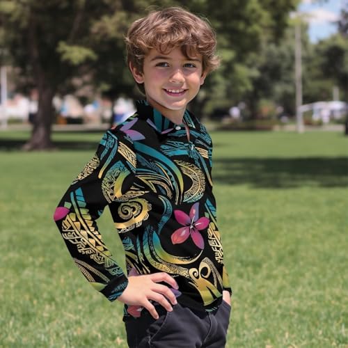 Shirts for Boys 3-16 Kids Long Sleeve Shirts Graphic Activewear Comfy Tops4